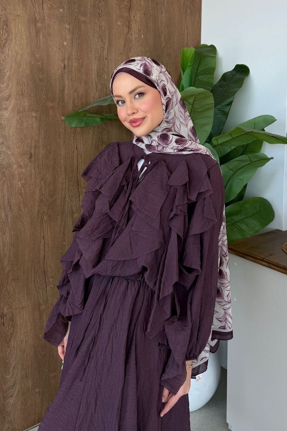 Angelina Fırfırlı Etekli Takım