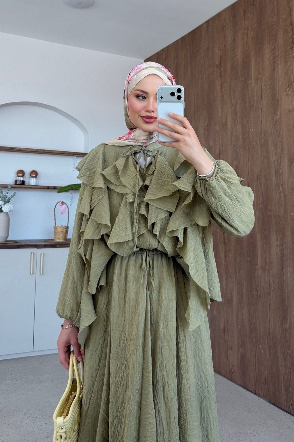 Angelina Fırfırlı Etekli Takım