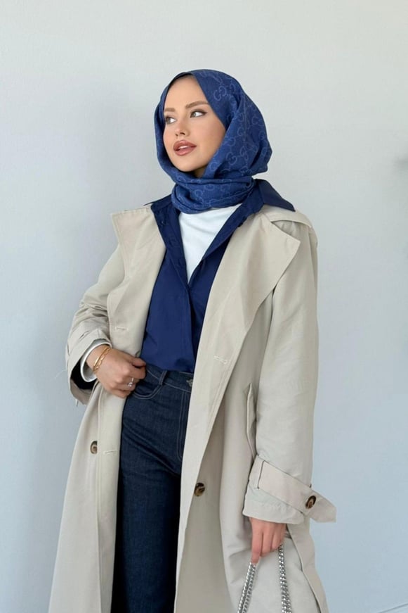 Arka Pile Detaylı Trençkot