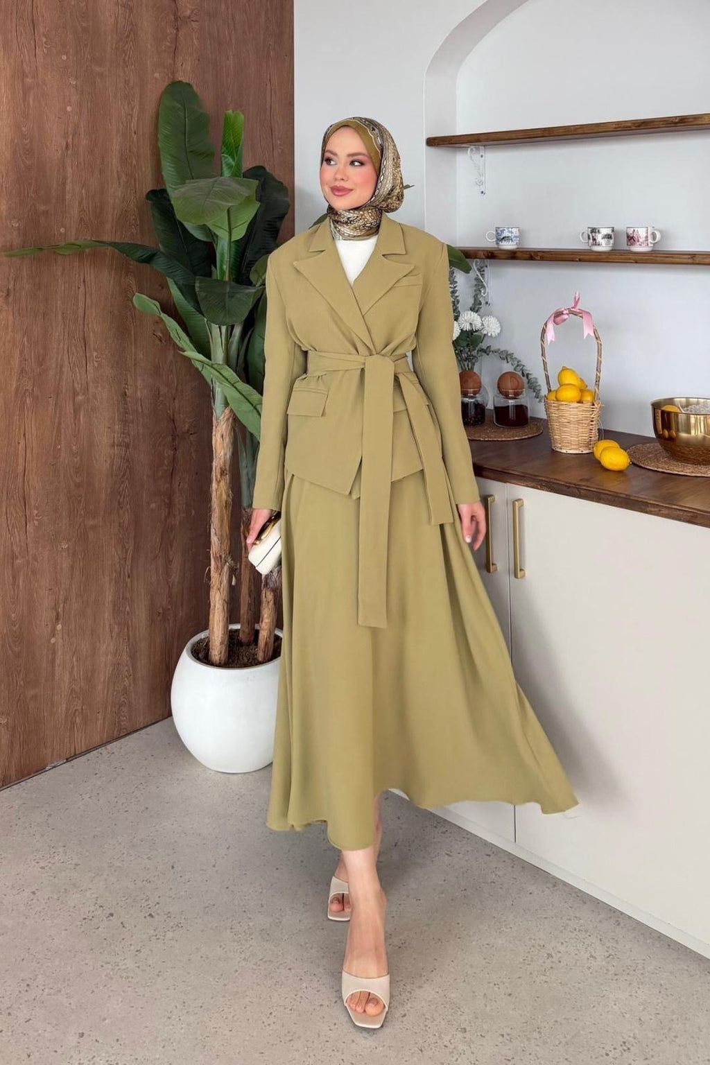 Asel Etekli Blazer Takım