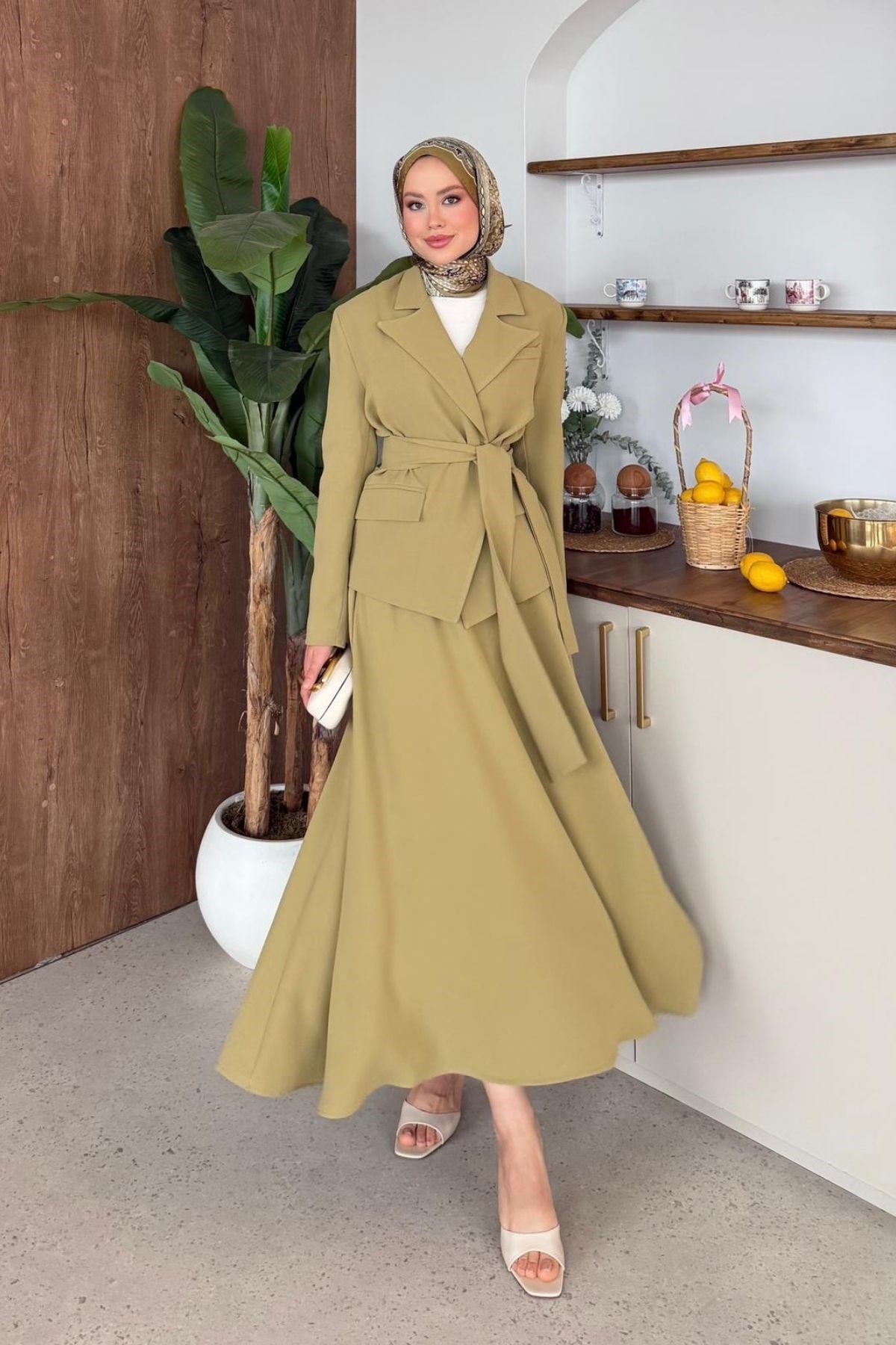 Asel Etekli Blazer Takım