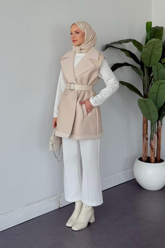 Bsf Deri Nubuk Yelek