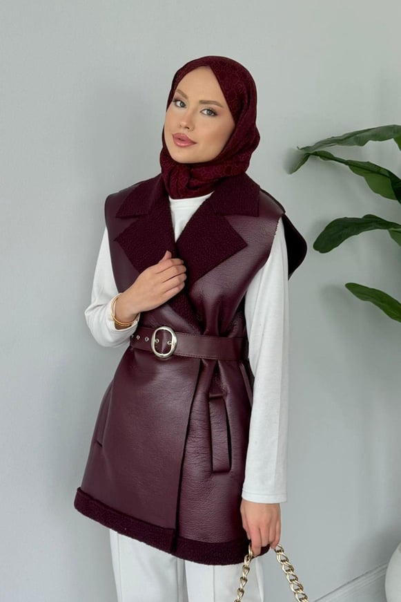 Bsf Deri Nubuk Yelek