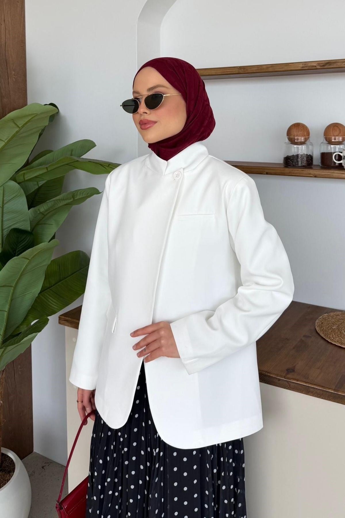 Diva Tek Düğmeli Ceket