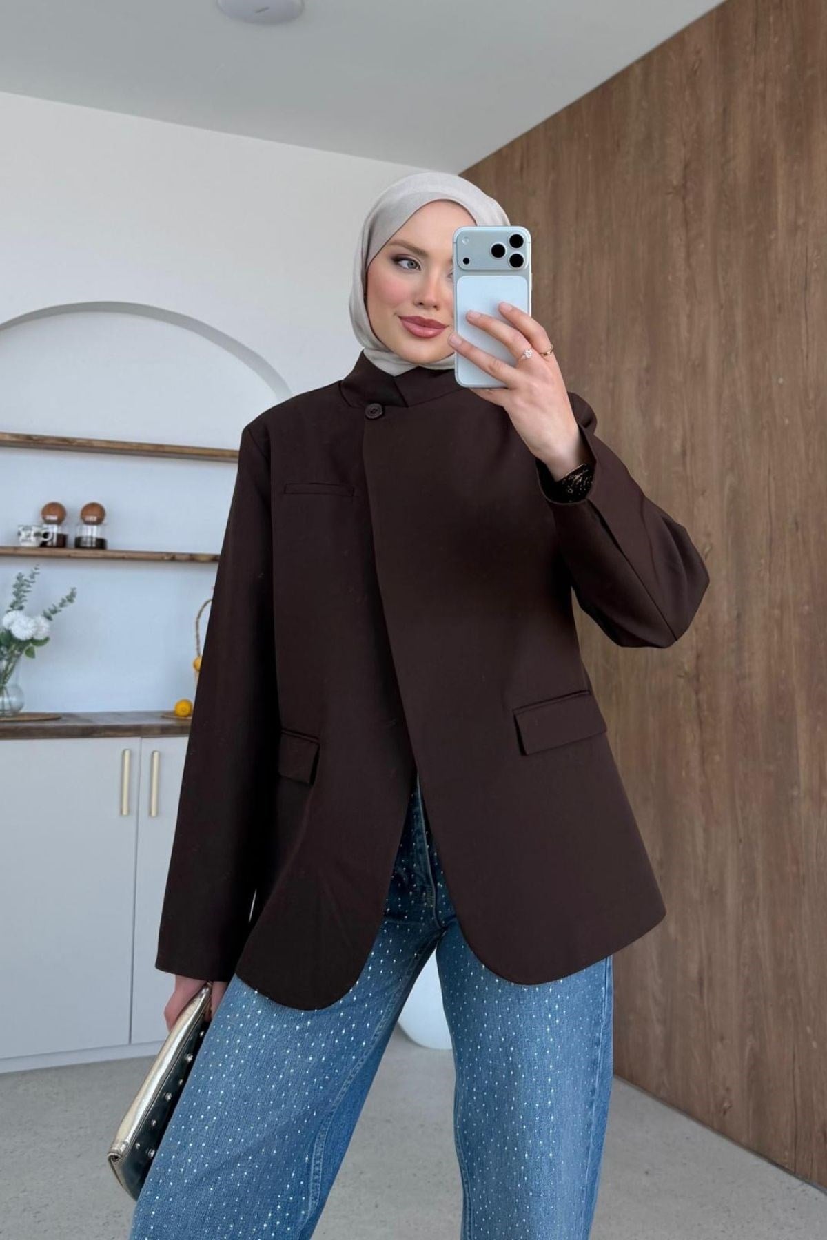 Diva Tek Düğmeli Ceket