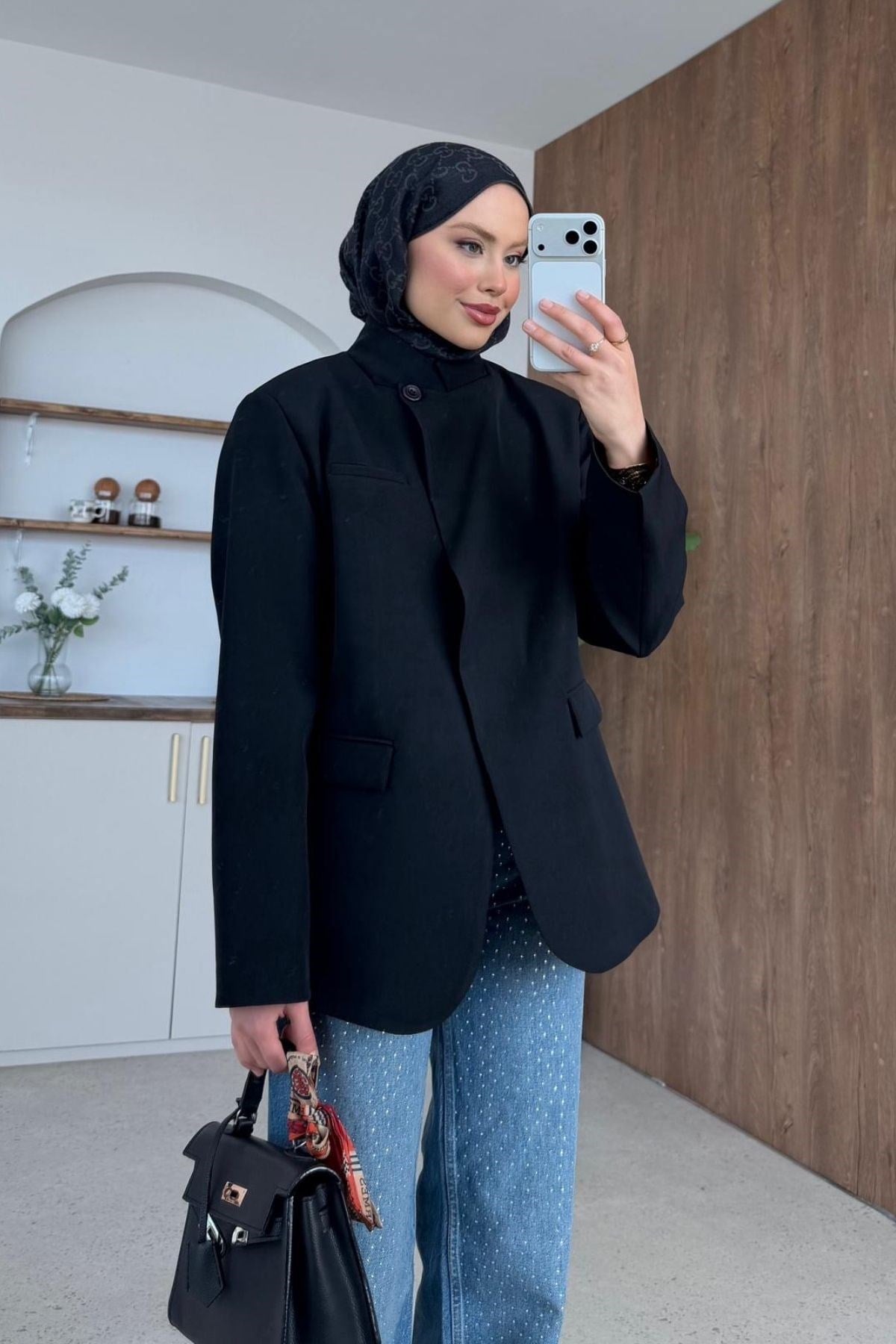 Diva Tek Düğmeli Ceket
