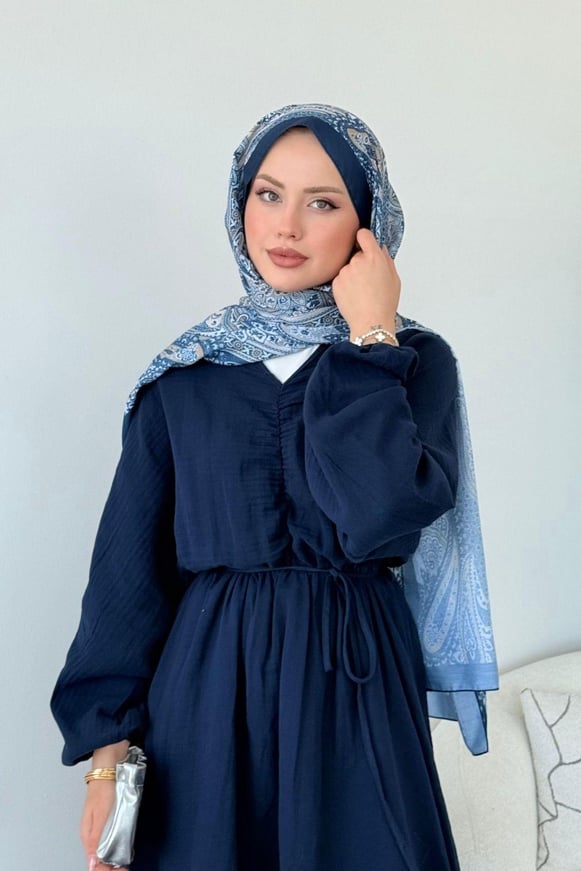 Risal Müslin Elbise Sarı