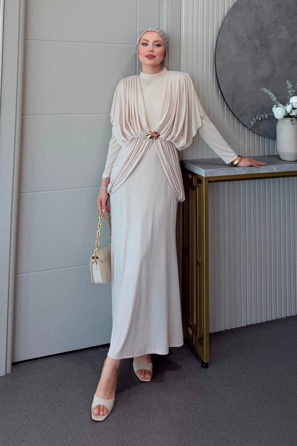 Sandy Lotus Elbise