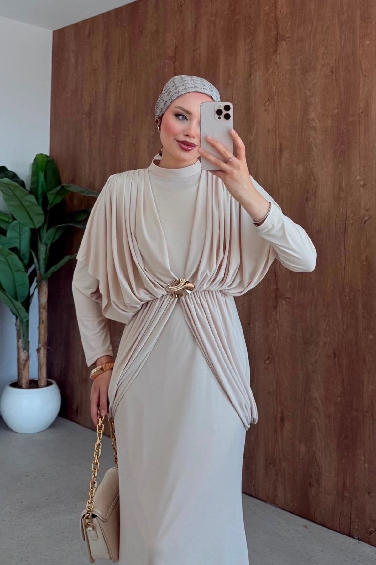 Sandy Lotus Elbise