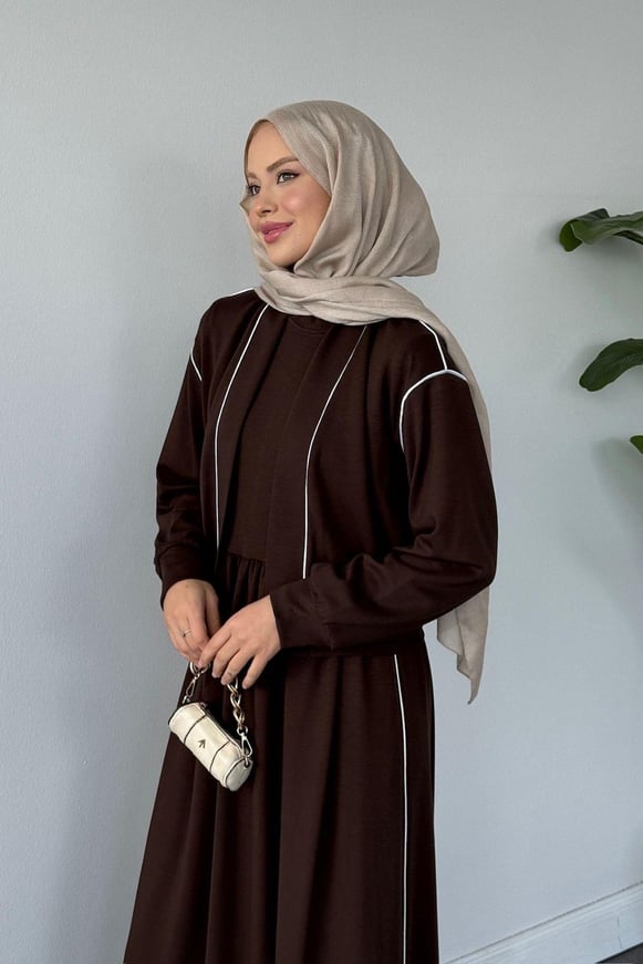 Syon Jileli Pamuklu Elbise