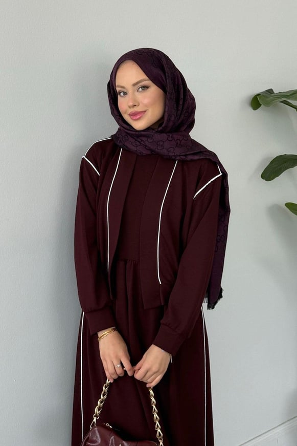 Syon Jileli Pamuklu Elbise