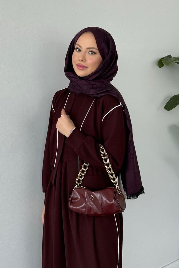 Syon Jileli Pamuklu Elbise