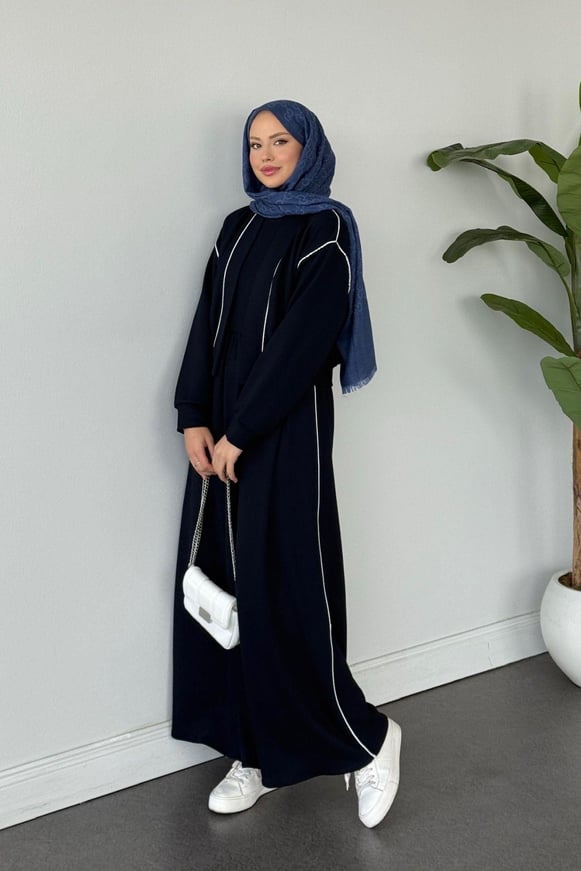 Syon Jileli Pamuklu Elbise