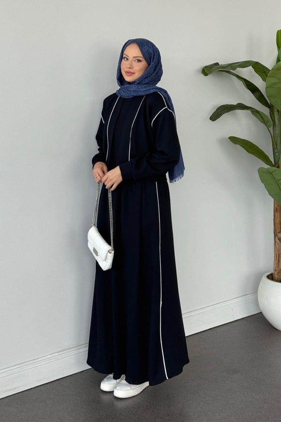 Syon Jileli Pamuklu Elbise