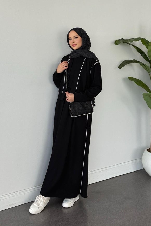 Syon Jileli Pamuklu Elbise