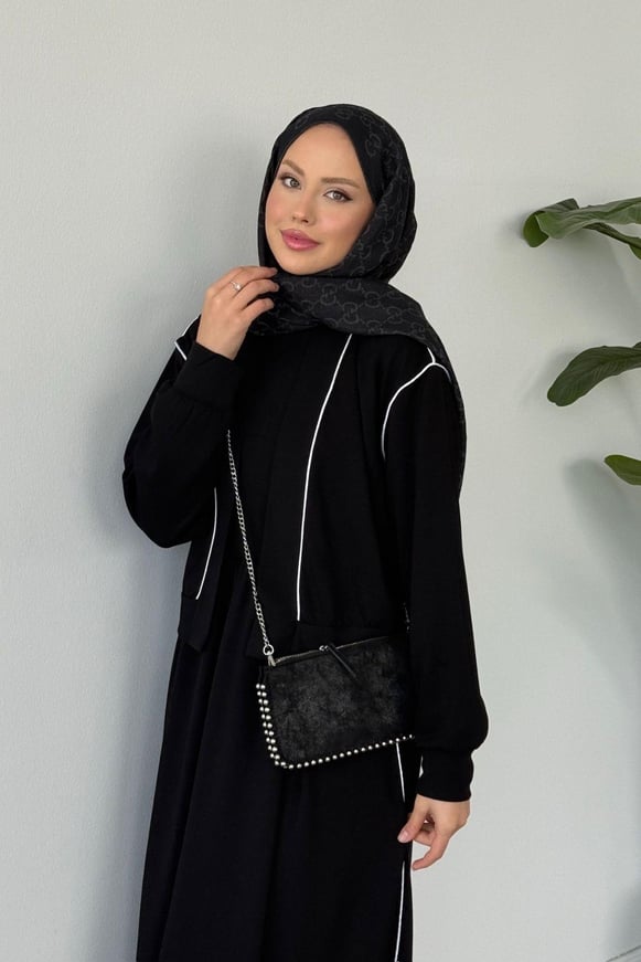 Syon Jileli Pamuklu Elbise